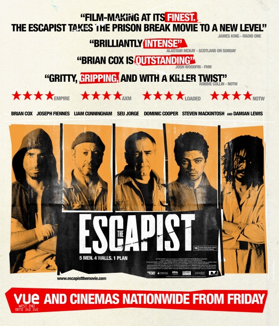 Poster for the UK release of The Escapist
