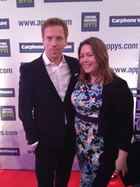 Damian Lewis with Star's News Editor Kelly Allen
