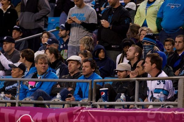 At the Panthers vs Seahawks NFL game on October 7, 2012!
