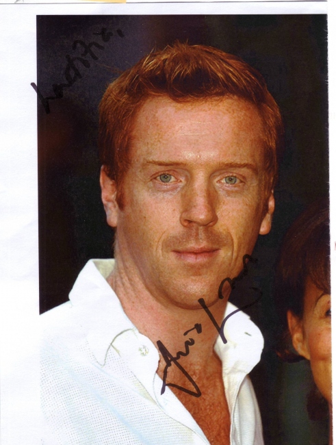 My other autograph of Damian
And it's personnalized .
