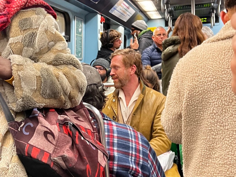Damian Lewis Spotted in Lisbon