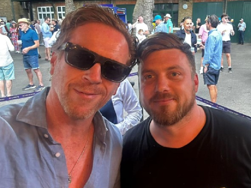 Damian Lewis Spotted at Lord’s for Some Cricket
