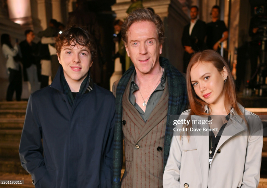 Damian Lewis Takes Kids to London Fashion Week