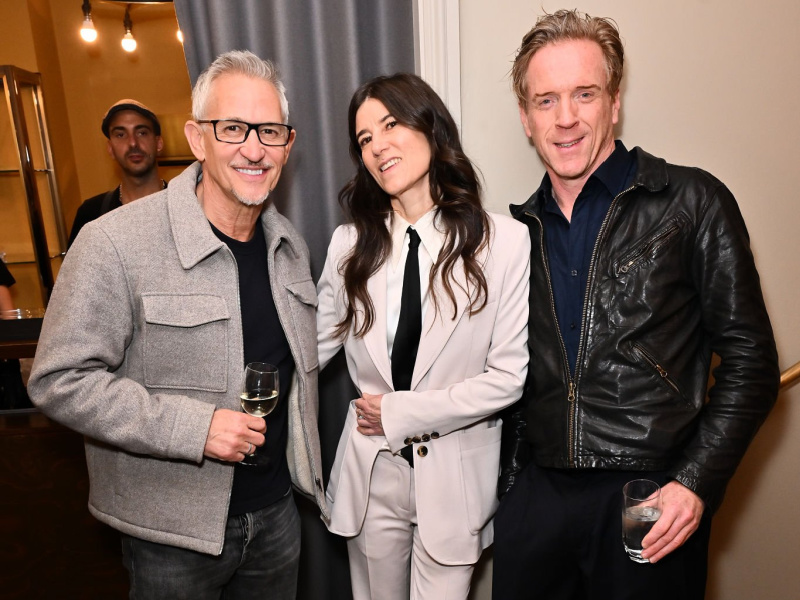 Damian Lewis Spotted at Bella Freud’s Birthday Party