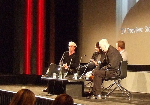 Damian at Monday's BFI screening