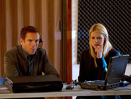 Damian Lewis and Claire Danes in Homeland