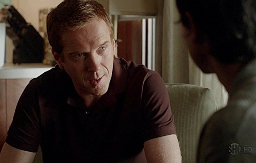 Screecap from Homeland 1x10