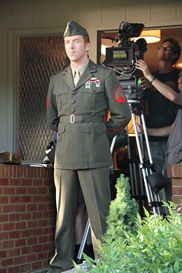 On the set of Homeland in June