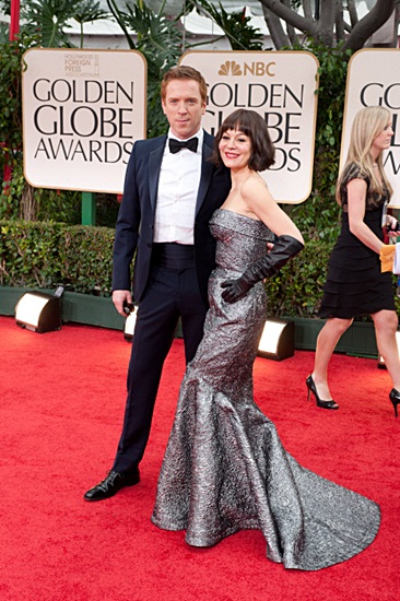 At the Golden Globes Awards 2012