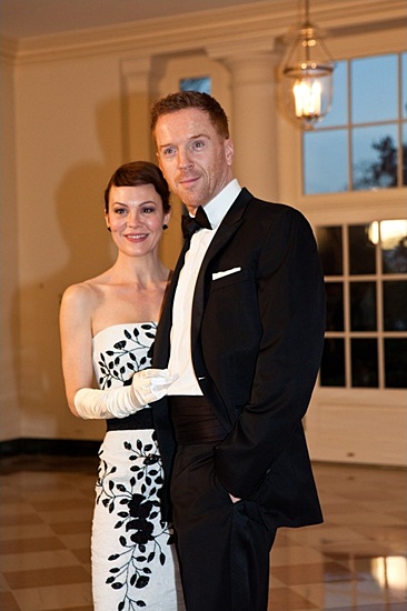 Arriving at the White House State Dinner