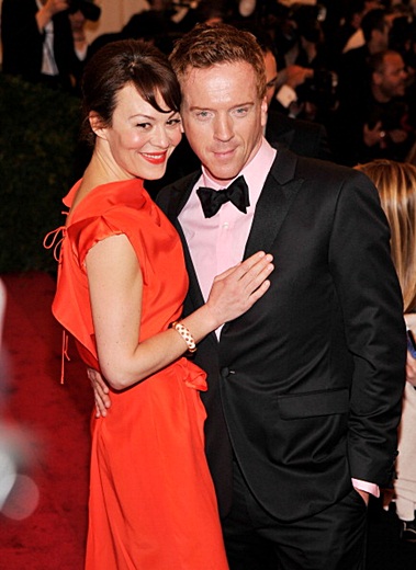 Damian Lewis and Helen McCrory at the "Schiaparelli And Prada: Impossible Conversations" Costume Institute Gala on May 7th