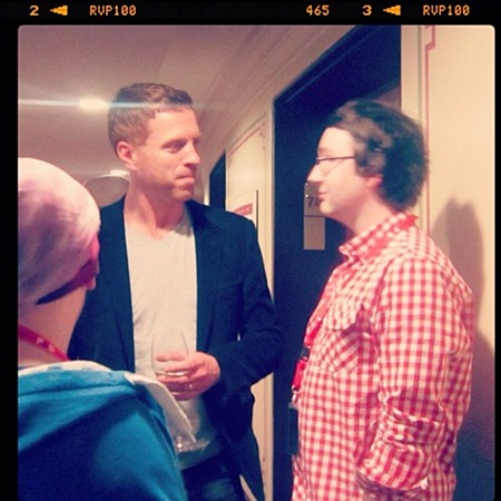 Damian Lewis at a Paul McCartney concert