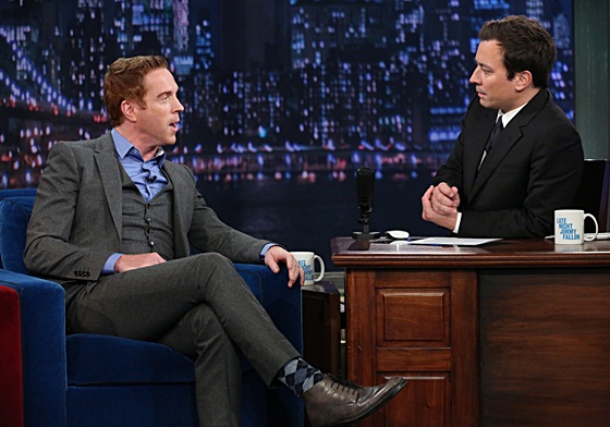 Damian Lewis on 'Late Night with Jimmy Fallon' on Thursday