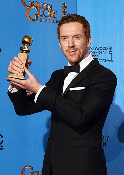 Damian Lewis in the press room of the70th Annual Golden Globe Awards