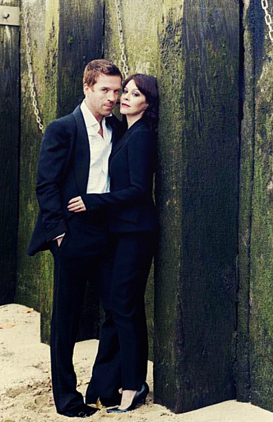 Damian Lewis and Helen McCrory in February issue of  British Vogue