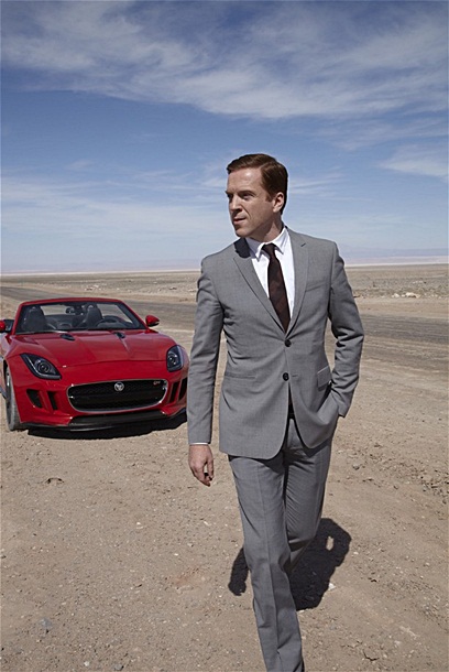Damian Lewis on the set of 'Desire'
