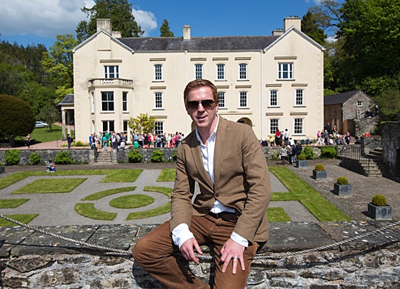 At Aberglasney Mansion on Saturday