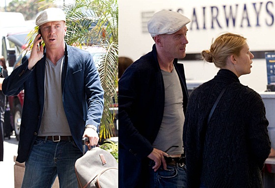Damian Lewis at LAX Airport on Tuesday