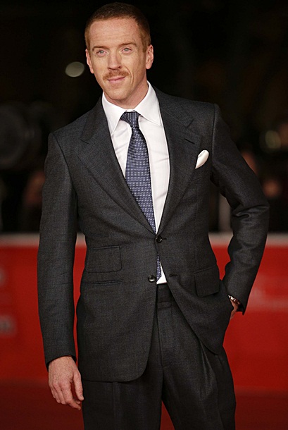 Damian Lewis arrives for a red carpet event for the movie "Romeo and Juliet" at the Rome Film Festival