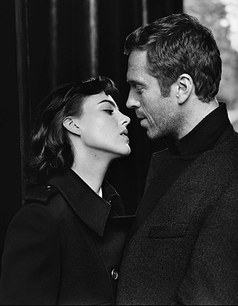 Damian Lewis and Eliza Cummings in a preview of the autumn/winter 2014 Aquascutum campaign