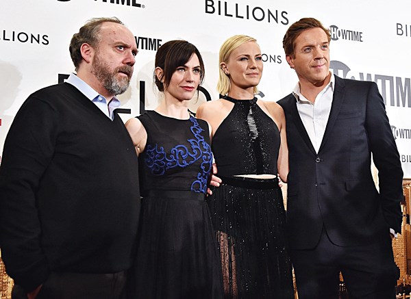 At the 'Billions' premiere